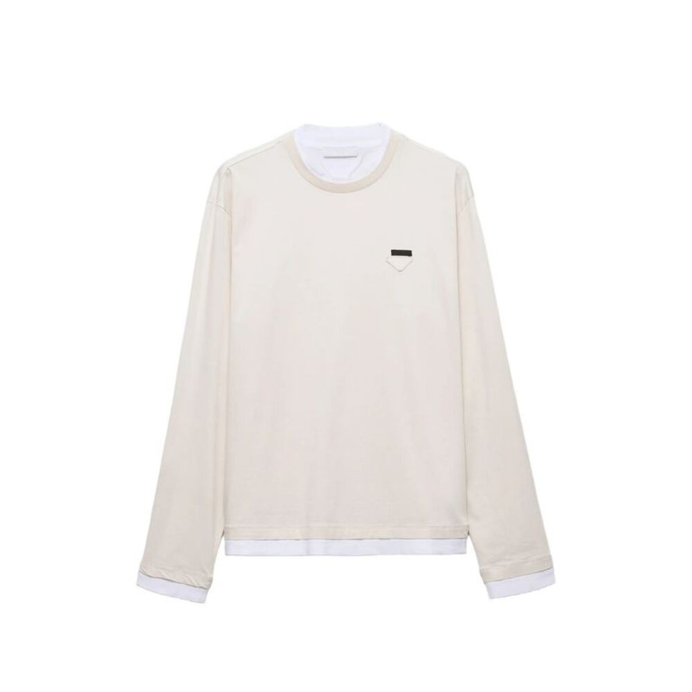Prada Neutrals T-Shirts & Vests - T-Shirts Men